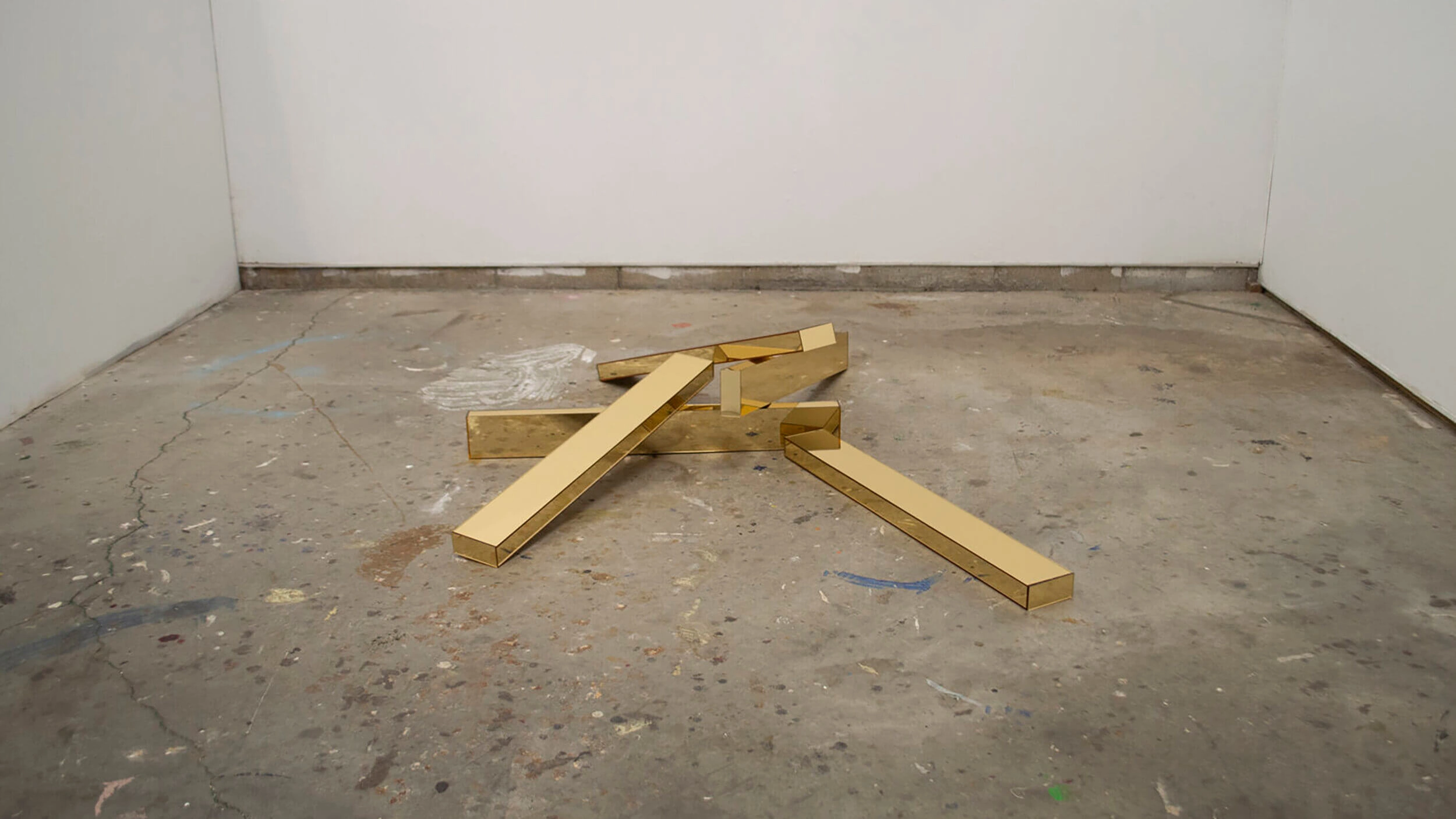 Gold Sawhorse Pile by Bradley Weyandt
